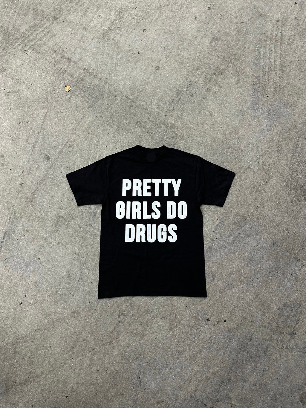 OG ‘PRETTY GIRLS DO DRUGS’ TEE (BLACK)