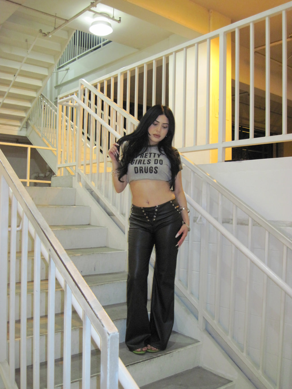 Women’s Camo Crop Tee