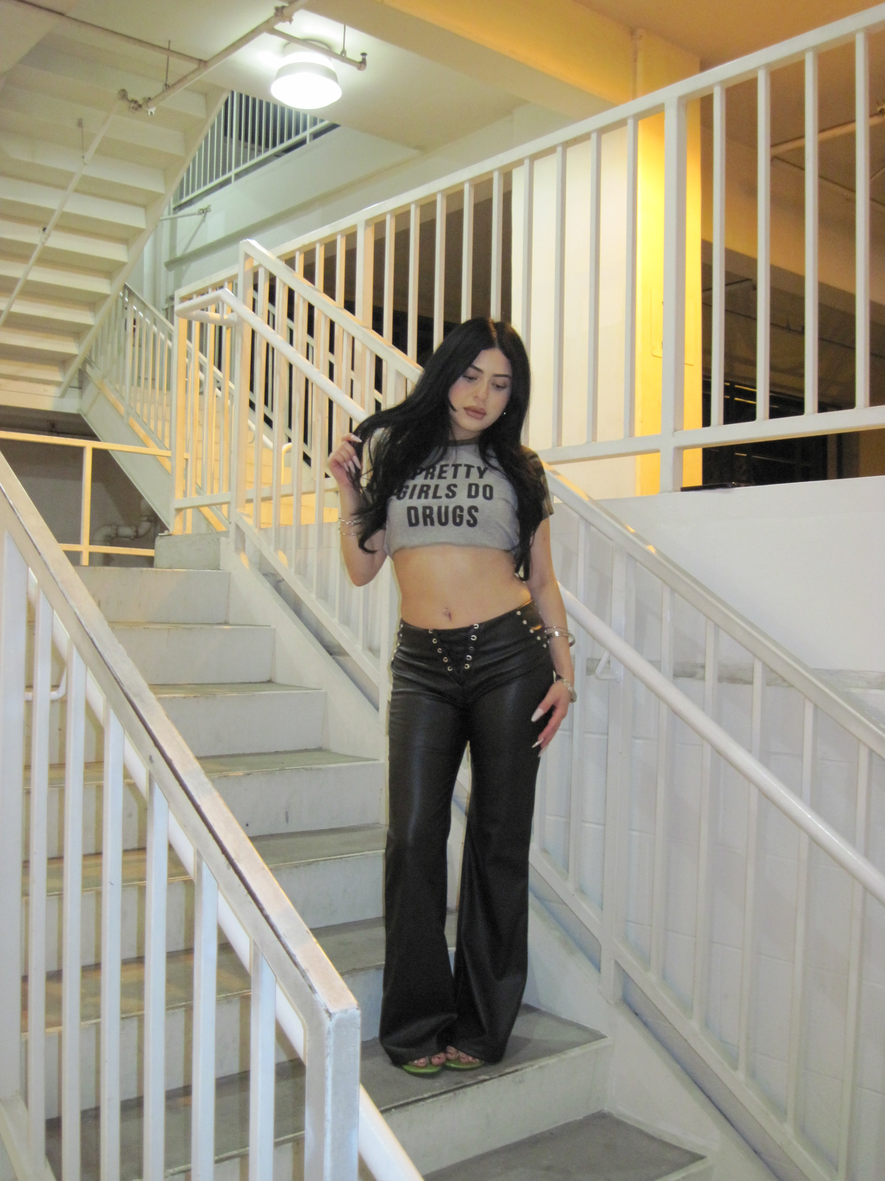 Women’s Camo Crop Tee