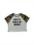 Women’s Camo Crop Tee